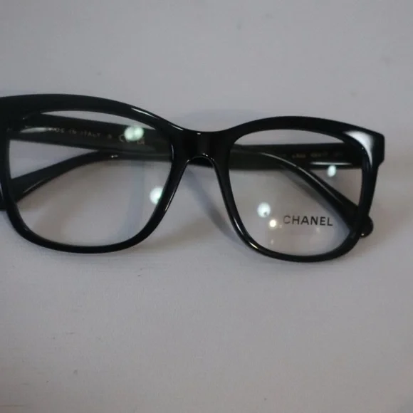 Authentic CHANEL Black Eyewear with Logo Case and Box, #3392 - Picture 2 of 9